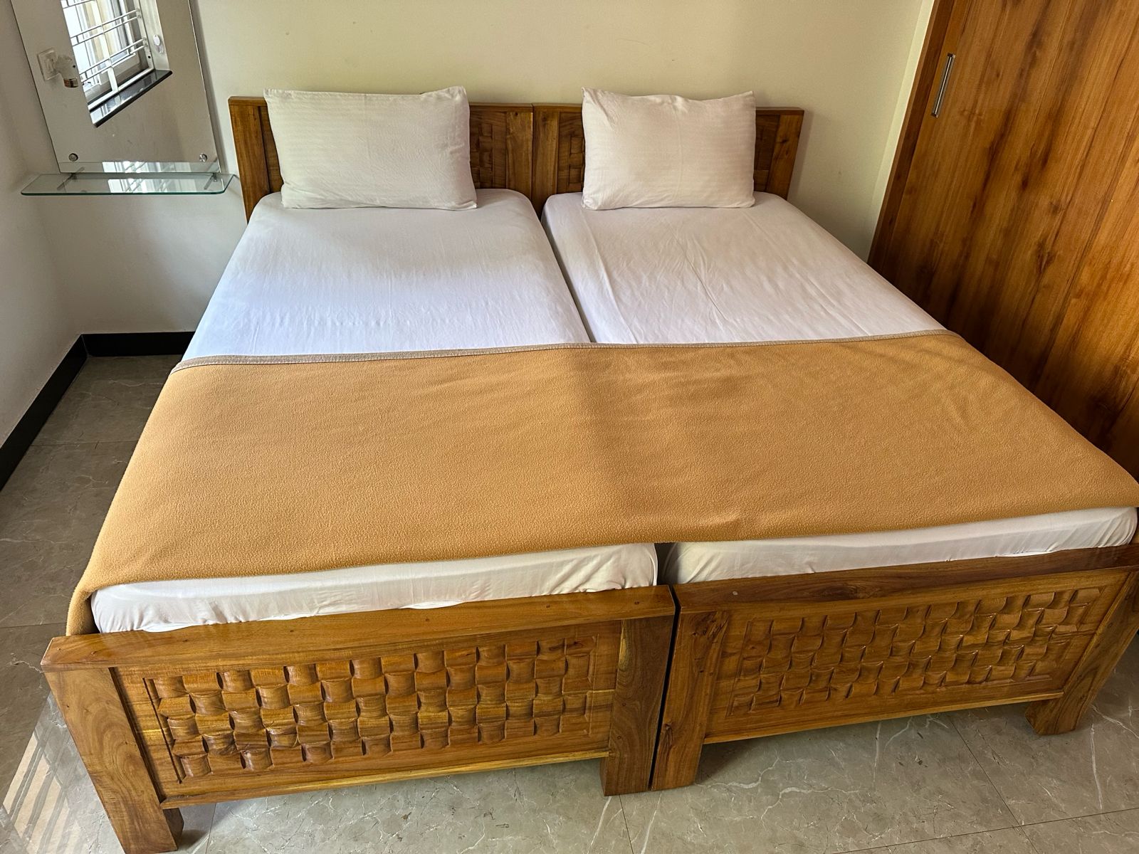 Bedrooms at Magnolia Villa, luxury service apartments in Visakhapatnam