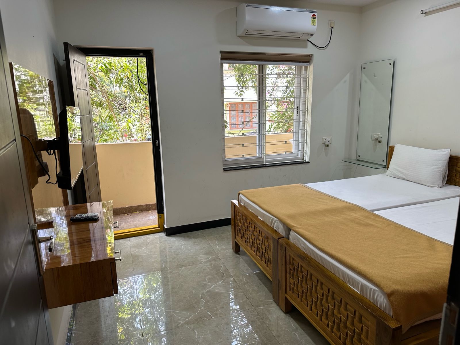 Bedrooms at Magnolia Villa, luxury service apartments in Visakhapatnam