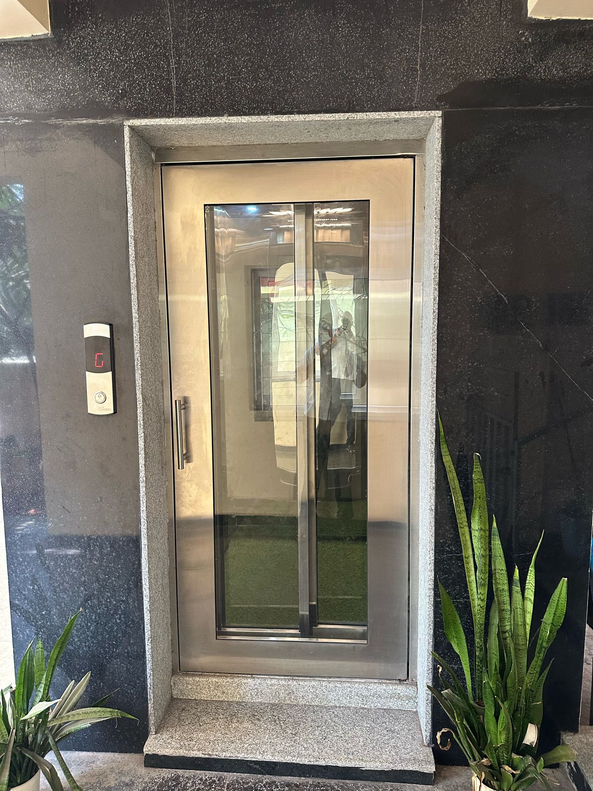 Entrance at Magnolia Villa, luxury service apartments in Visakhapatnam