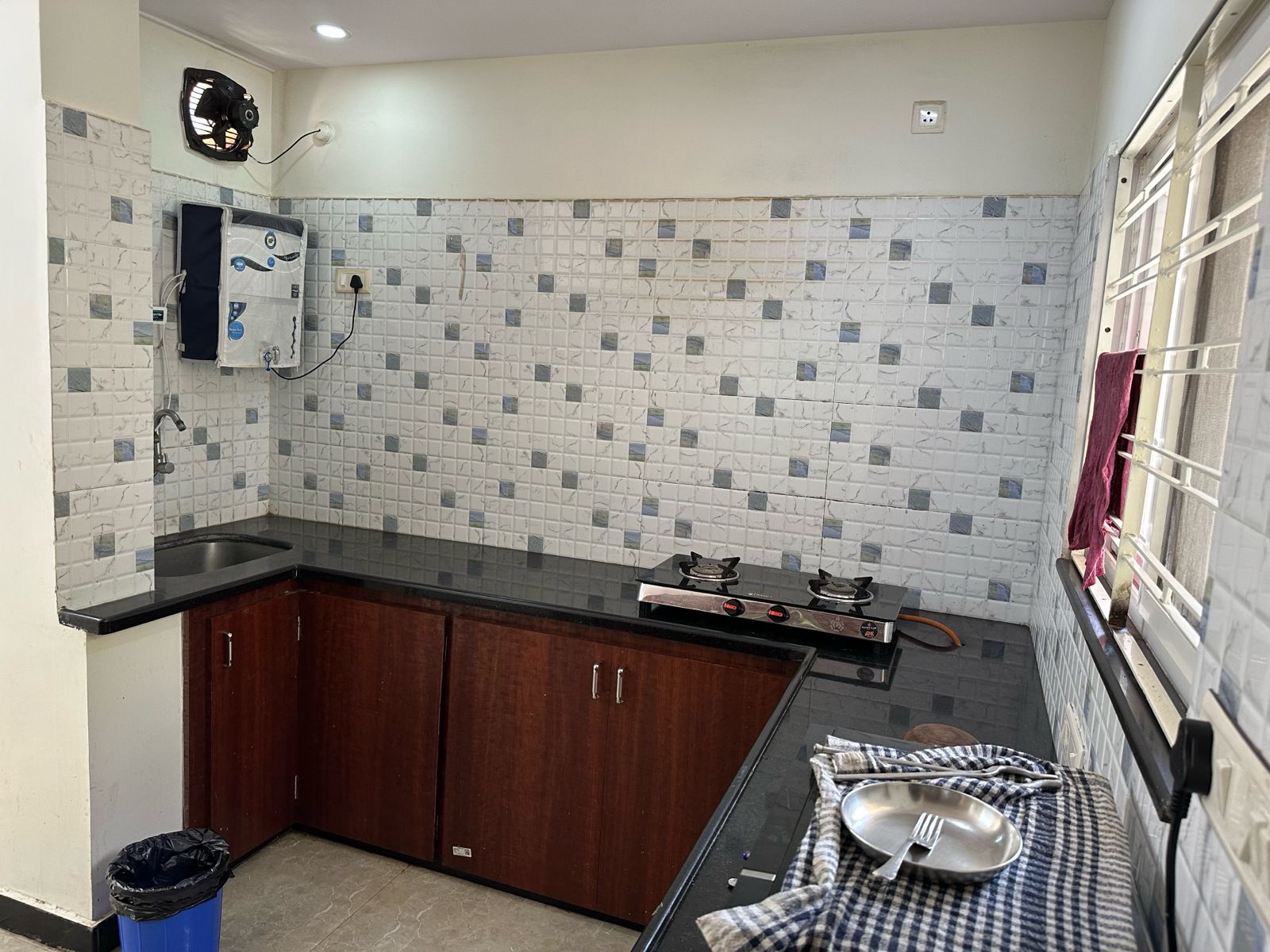 Kitchen & Dining at Magnolia Villa, luxury service apartments in Visakhapatnam