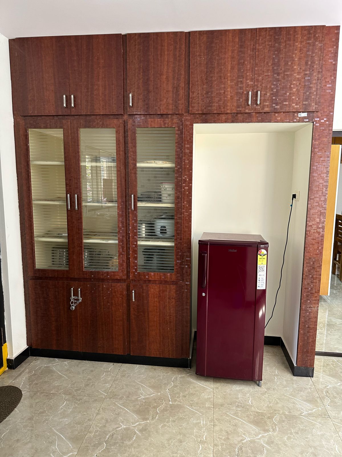 Kitchen & Dining at Magnolia Villa, luxury service apartments in Visakhapatnam